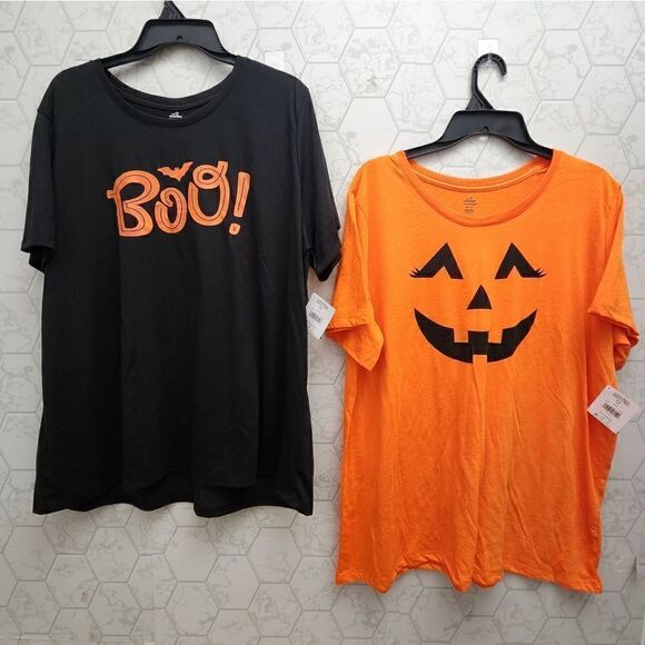NWT Lot of two Halloween Tops - Picture 1 of 7